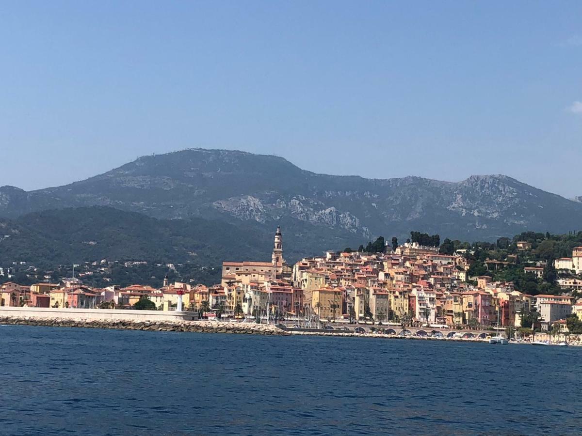 La Petite Barque Lägenhet Menton Exteriör bild